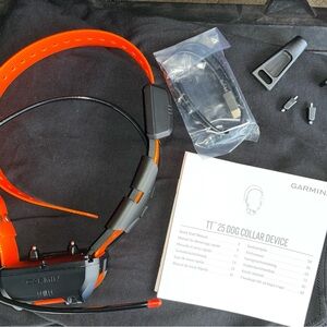 Garmin Alpha TT 25 Dog Collar Device - Black and Orange